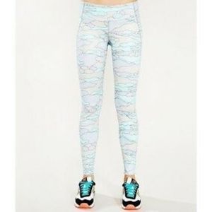 Patagonia Capilene Blue Camo Leggings (XL)